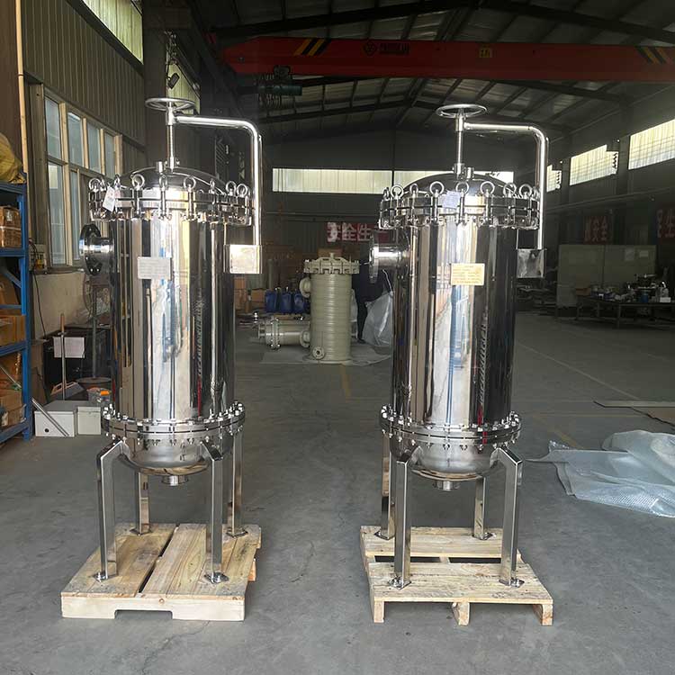 華豫供應(yīng)三袋式過(guò)濾器DN100 殼體材質(zhì)316L